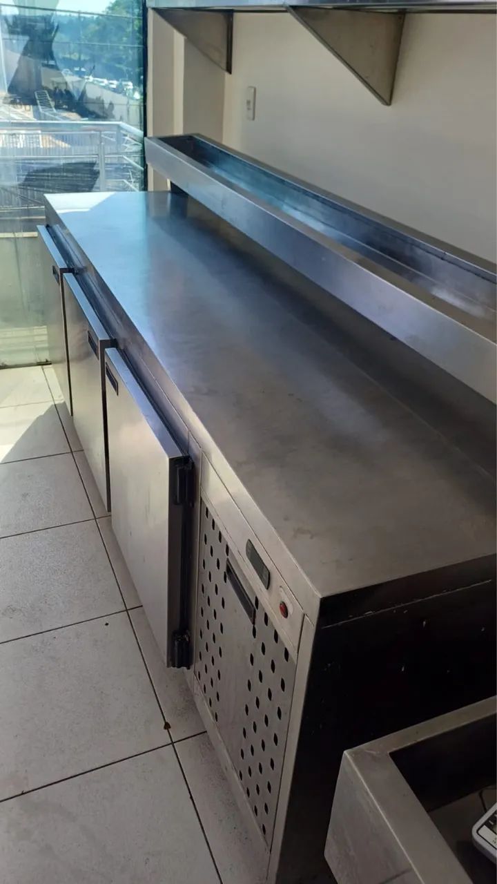 Bancada refrigerada com pista fria  - Foto 2