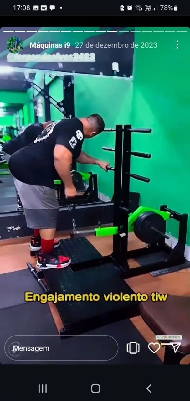 Máquina de musculação  - Foto 5