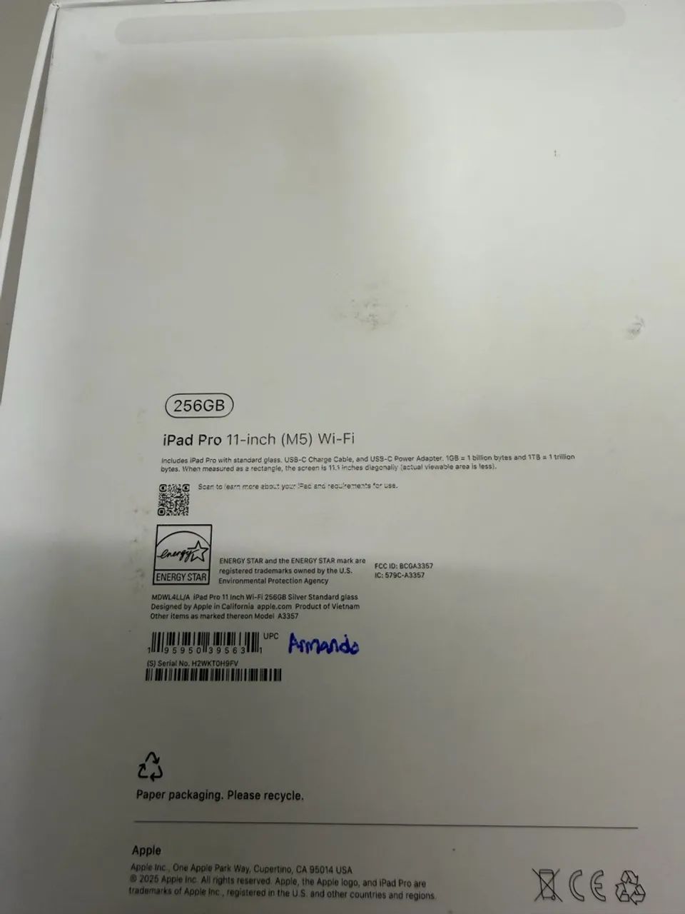 iPad Pro M5 256gb 11 polegadas - Completo - Novo  - Foto 4