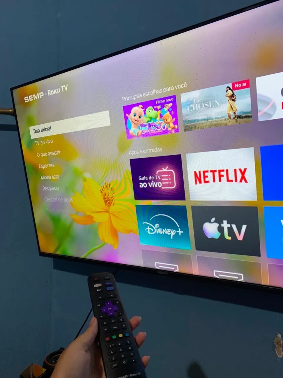Tv smart semp roku 43  