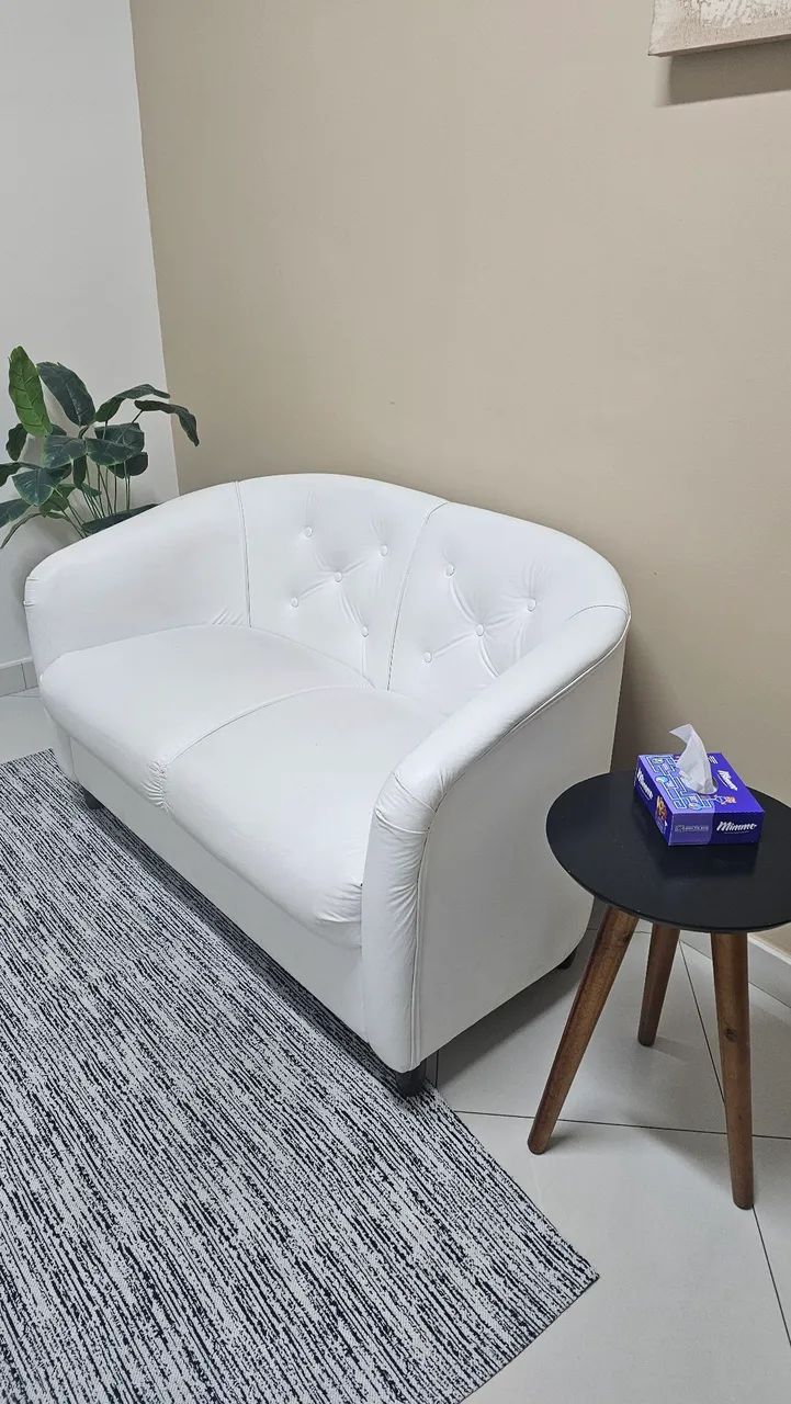 Sofá 2 lugares couro ecológico super novo - Foto 3