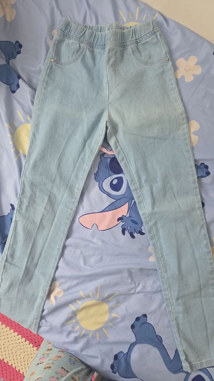 Infanti legguing jeans 12 anos