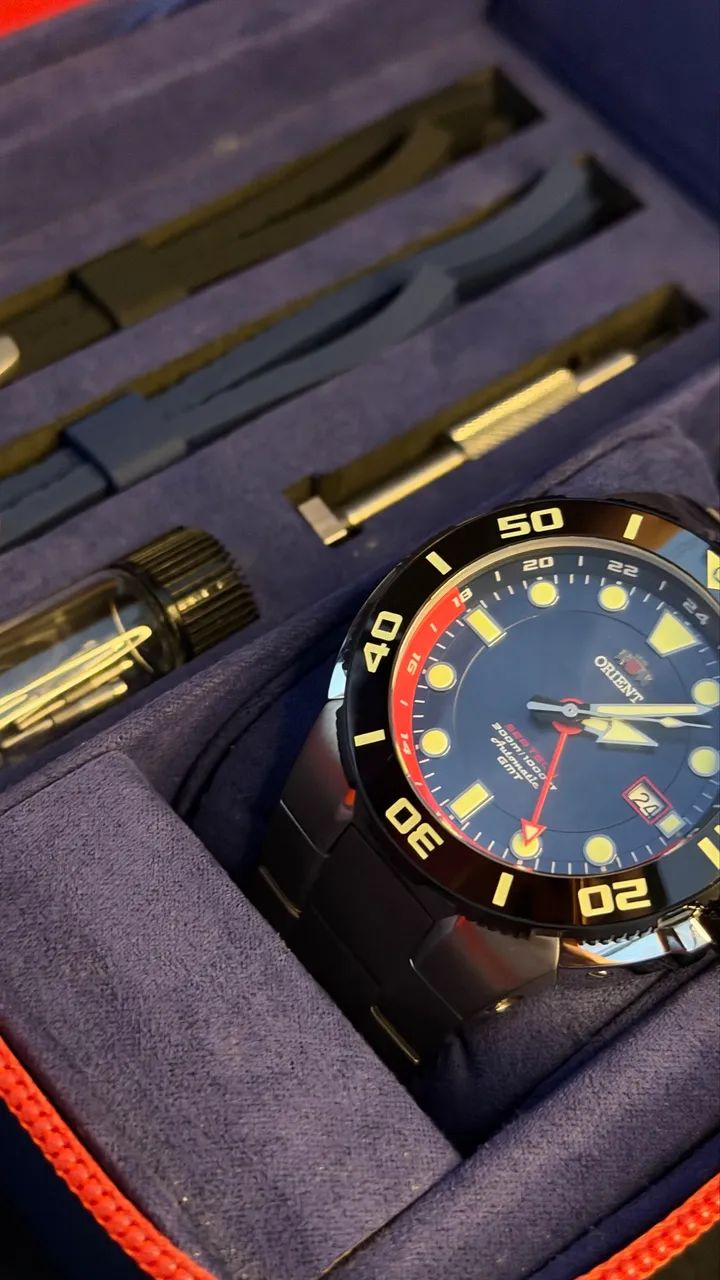 Relógio Orient Seatech automático GMT - Foto 3