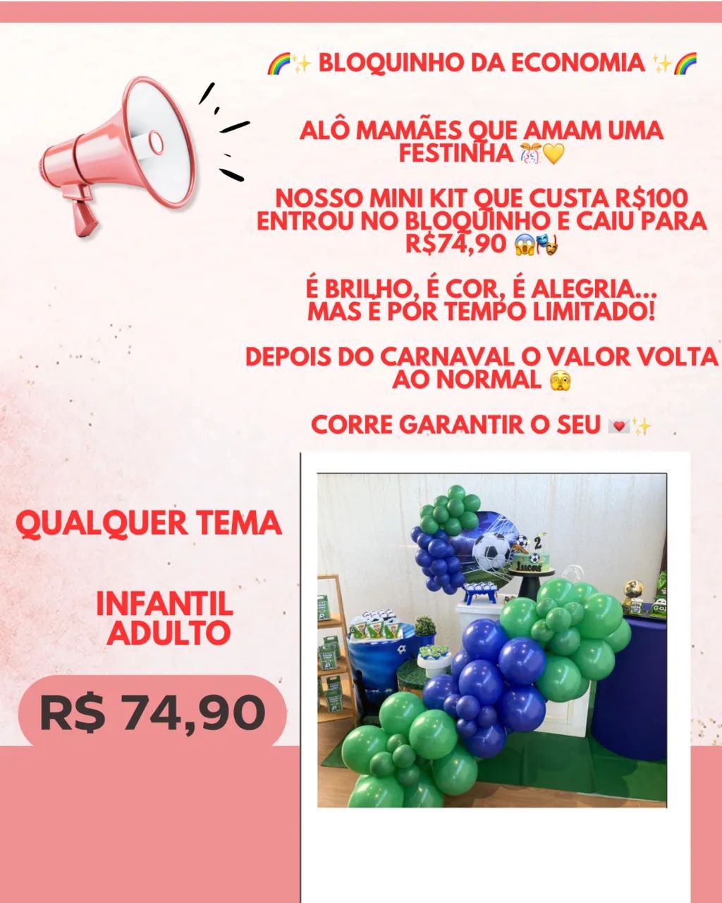 Kit festa de qualquer tema 