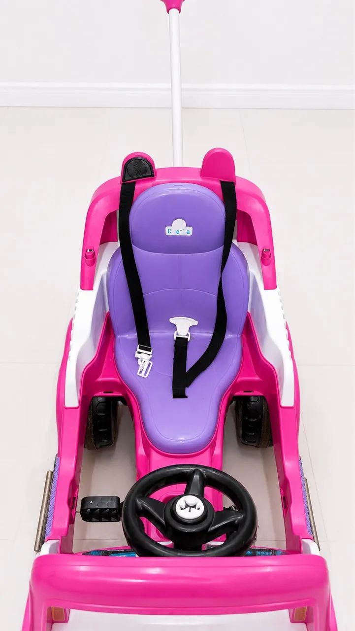 Carrinho de Passeio Rosa - Pedal - Foto 4