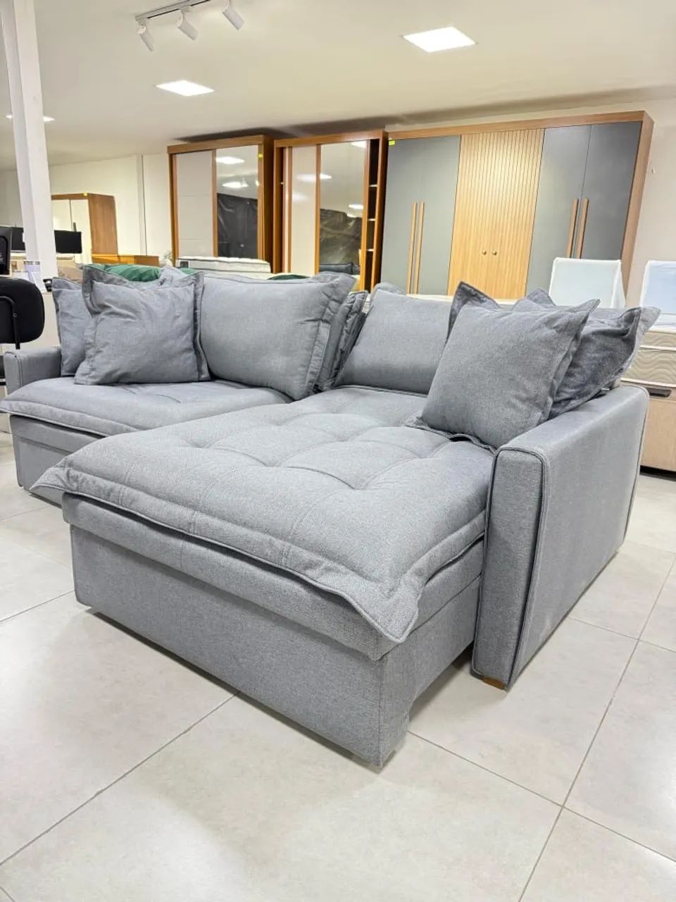 Estofado Cama-Baú Caroline  - Foto 3