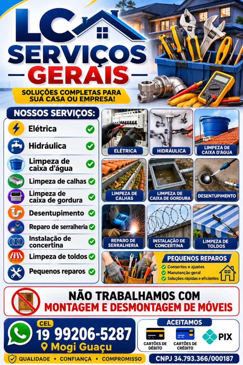 LC SERVIÇOS GERAIS (marido de aluguel )Mogi Guaçu - Foto 2