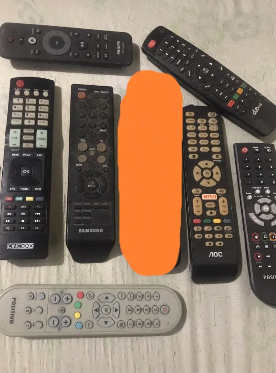 Lote 7 Controles TV
