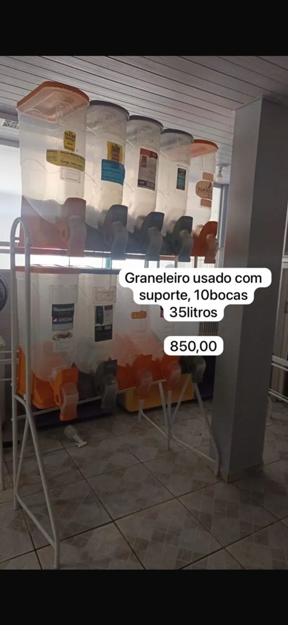 Graneleiro plastpet 40litros