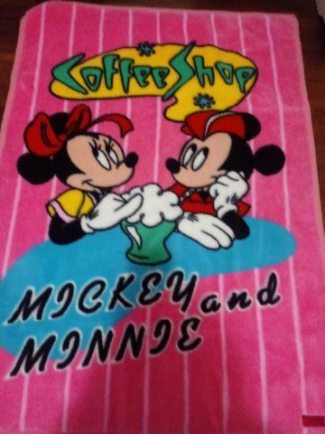 Cobertor mickey e minie