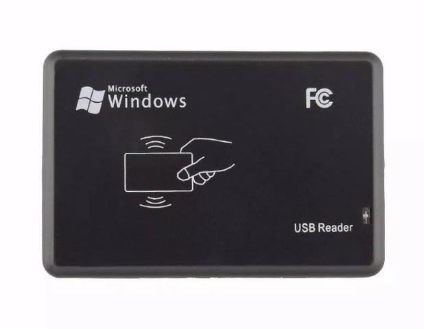 Leitor Cartão Tag Rfid 125 Khz 4100 Usb Plug And Play COD-AP1  - Foto 2