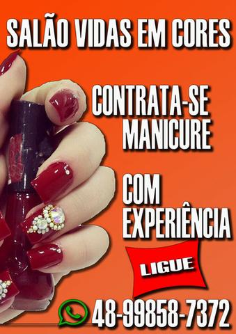 Contrata-se Manicure com experiência