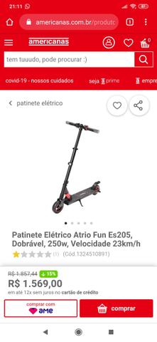 Patinete elétrico (Muito pouco usado, se muito 5 vezes em distâncias pequenas) - Foto 4