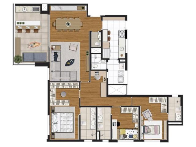 Auguri Mooca - 3 e 4 dorms - 152 e 179m² - ID268 - Foto 14