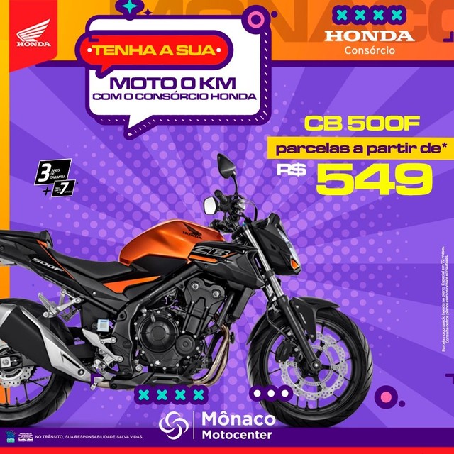 CONQUISTE SUA HONDA-CB 500F