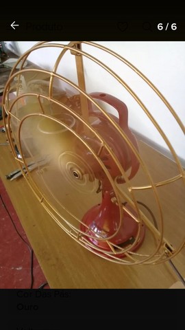 VENTILADOR ANTIGO FUNCIONANDO PERFEITAMENTE ANOS 30 - Foto 4