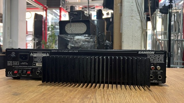 Amplificador Samson Servo Series 170 Funcionando 100%!! - Foto 5