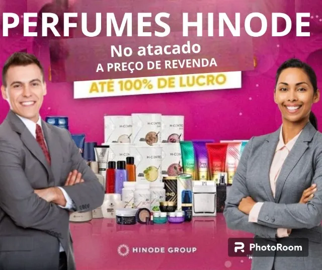Kit Perfumes Hinode com 40% de Desconto Pra Revenda e Lucro com eles