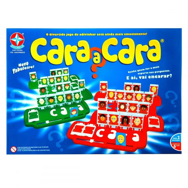 Jogo Infantil Menino Menina Cara A Cara Estrela + Aplicativo