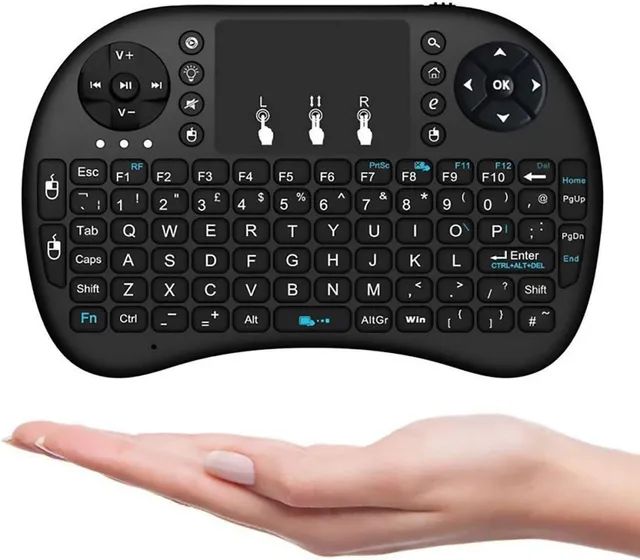 Mini Teclado e Controle Sem Fio Para TV - Foto 2