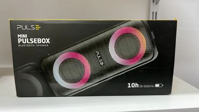 Caixa de Som Bluetooth Portátil Pulse Mini Box 30W RMS