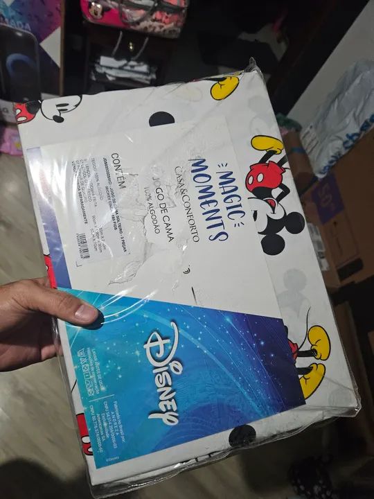 Jogo de Cama Solteiro Mickey Magic Moments Disney