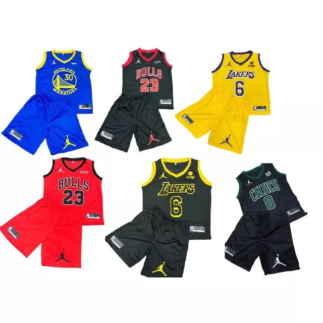 Kit 6 Conjunto de Basquete criança