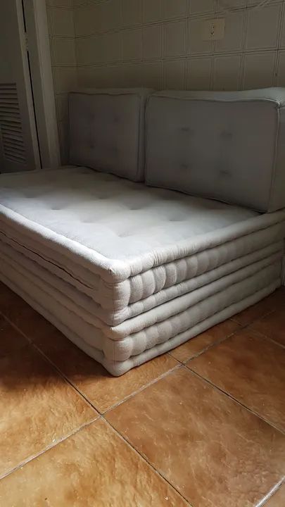 Conjunto Futon Company Original - 4 Peças (Cama/Sofá) - Cinza