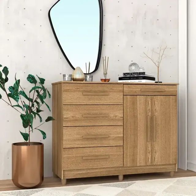 Cômoda 5 gavetas nova na caixa 