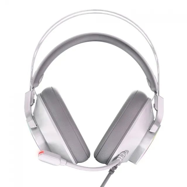 Headset Gamer Redragon Cadmus White Led RGB Surround 7.1 USB - WZetta - Foto 2