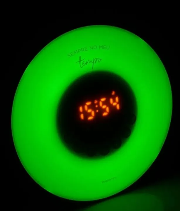 Relogio Speaker Luz Gradual Meu Tempo