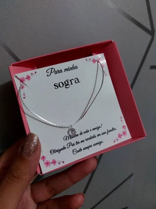 Presente semi joia dia das mães sogra, amiga - Foto 3