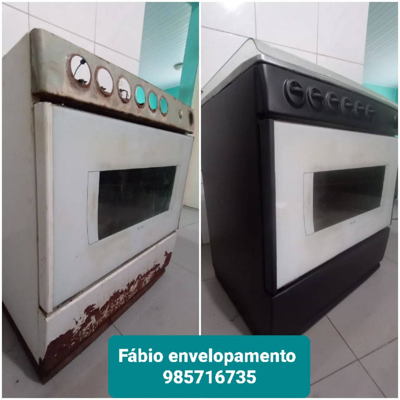 Envelopamento de fogão e geladeira  - Foto 5