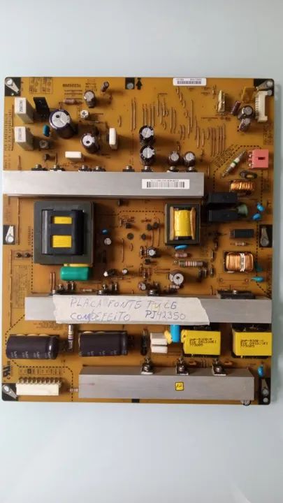 Placa Fonte TV LG 42PJ350 ( Com Defeito ) 