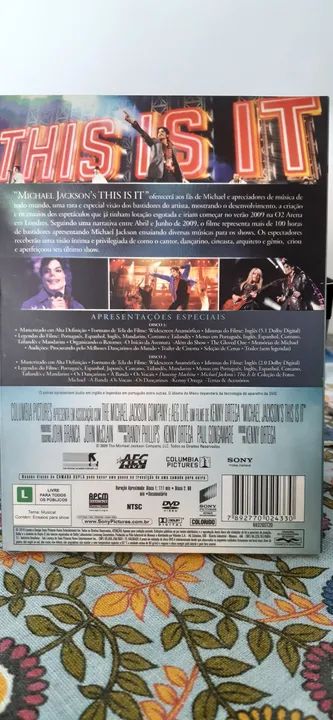 DVD THIS IS IT EDIÇÃO ESPECIAL  - Foto 2