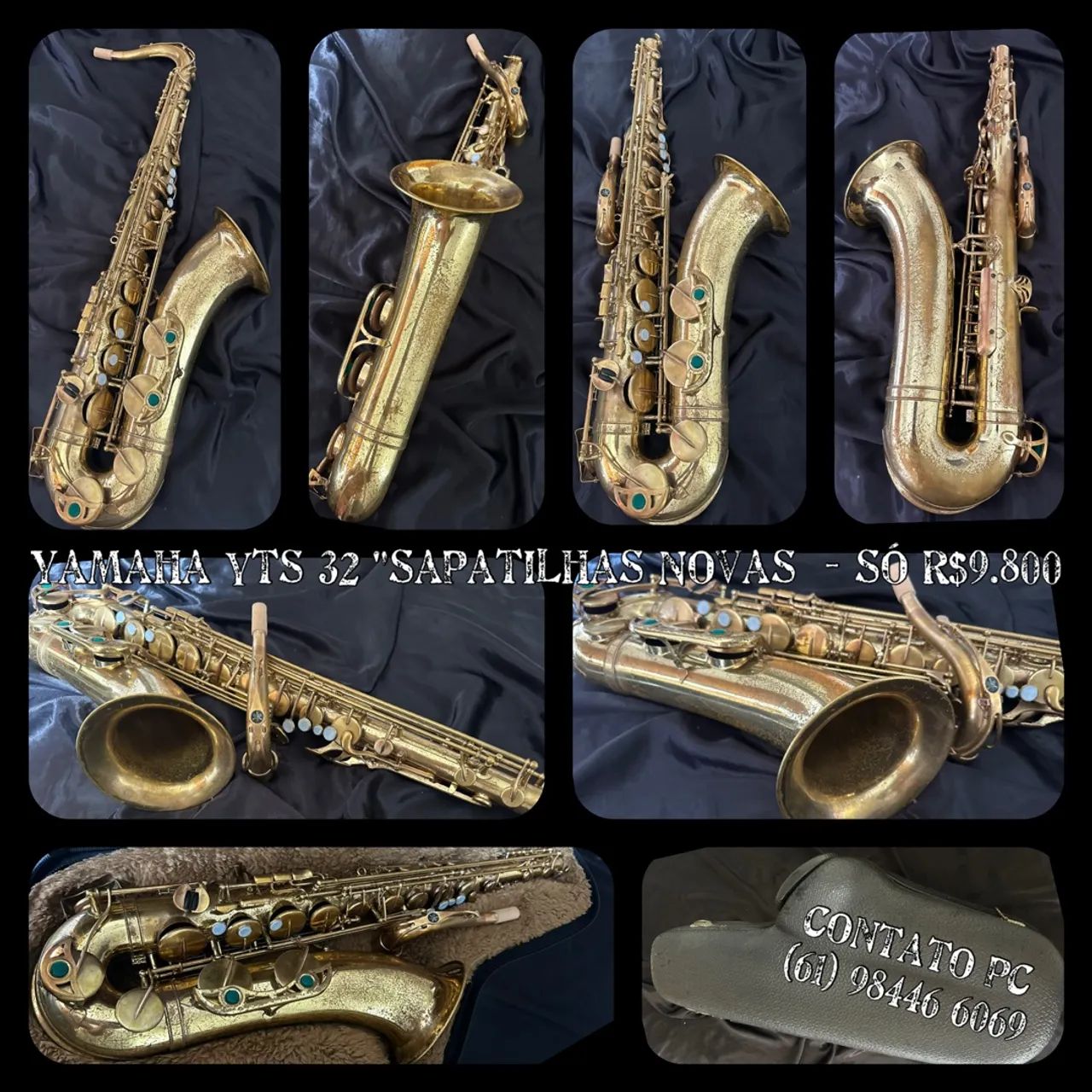 Sax tenor Yamaha YTS - 32 - PROMOÇÃO