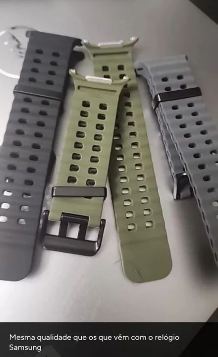 Pulseira em silicone Galaxy Watch Ultra 47mm  - Foto 3