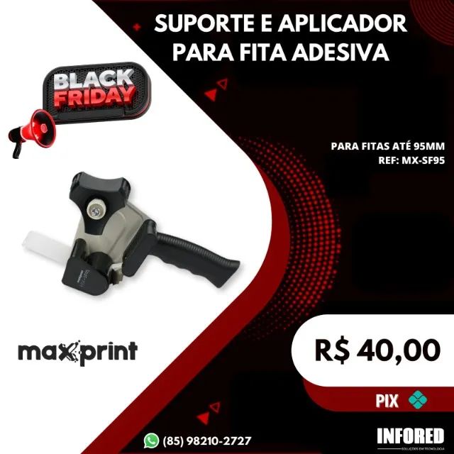 Suporte e aplicador para fita adesiva MX-SF95