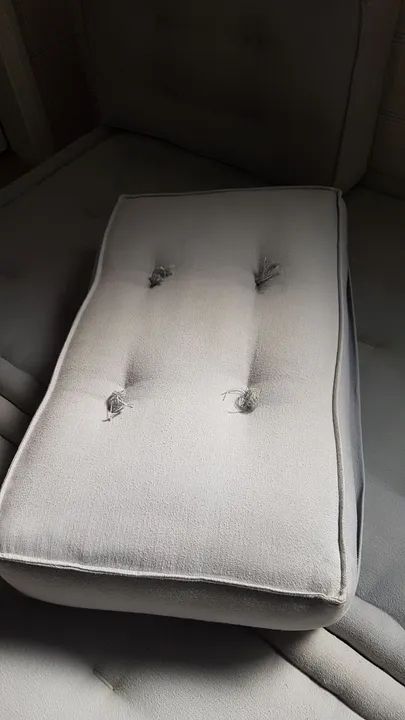 Conjunto Futon Company Original - 4 Peças (Cama/Sofá) - Cinza - Foto 4