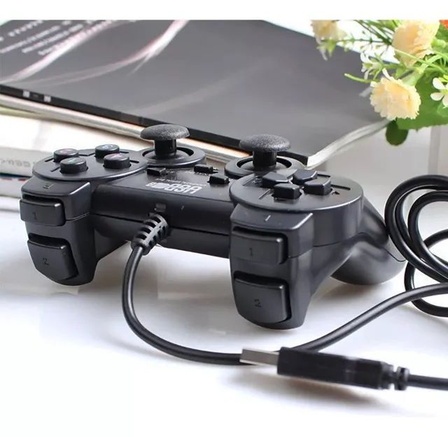 Controle Ps2 Usb Gamer Pc Notebook wpp:43.99611.3948 - Foto 4