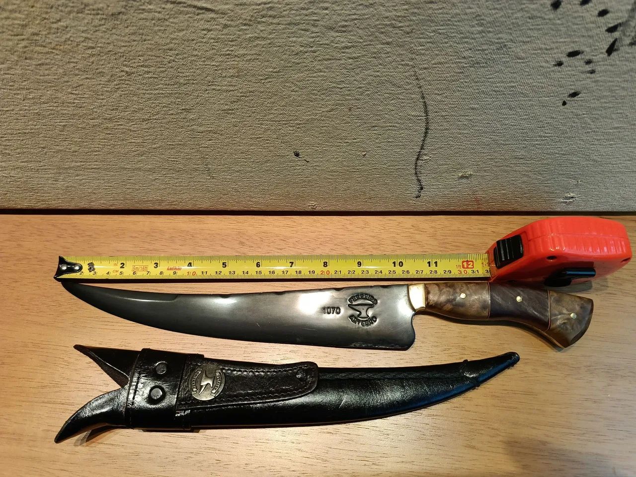 Faca churrasco aço carbono 1070 - Foto 4