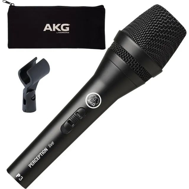 Microfone Akg Perception 3s Preto novo