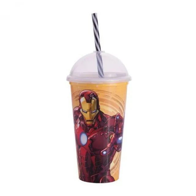 Copo Shake 500ml Personagem  Homem De Ferro