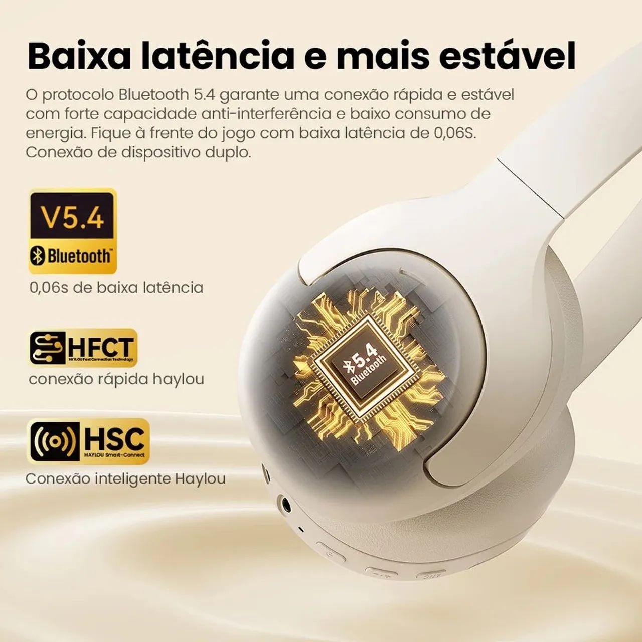 Fone de ouvido Headphone Haylou S30 ANC  - Foto 4