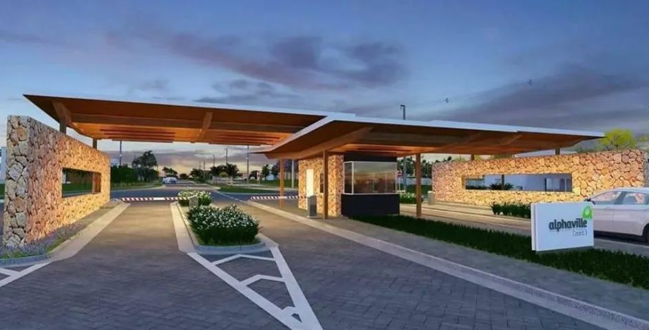 Lote quitado frente a praça e poente no Terras Alpha Ceará - Foto 8