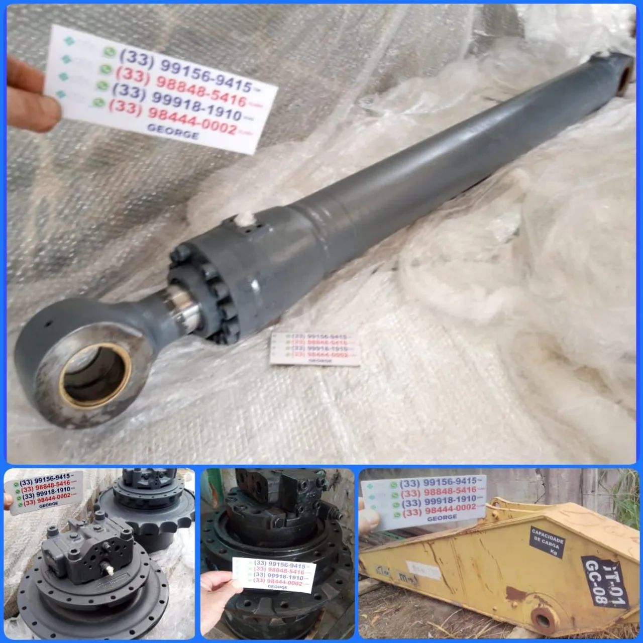 PISTÃO HIDRÁULICO ESCAVADEIRA 