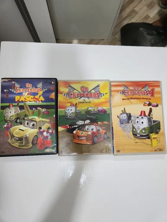 Coleção dvds Os Carrinhos