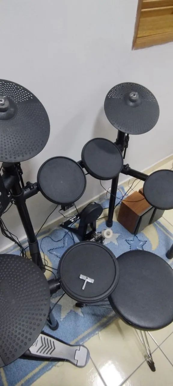 Bateria Eletrônica Yamaha DTX452K - Excelente Estado + Itens Extras - Foto 2