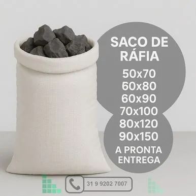 Sacos de ráfia padrão industrial 