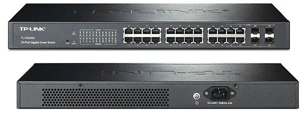 Switch Smart Gigabit com 24 Portas + 4 Slots SFP Jetstream
